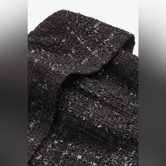 NWT H&M Elegant Black Strapless Dress size Medium - Picture 5 of 13